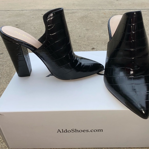 Aldo Black Heel size 6.5 - Picture 1 of 3
